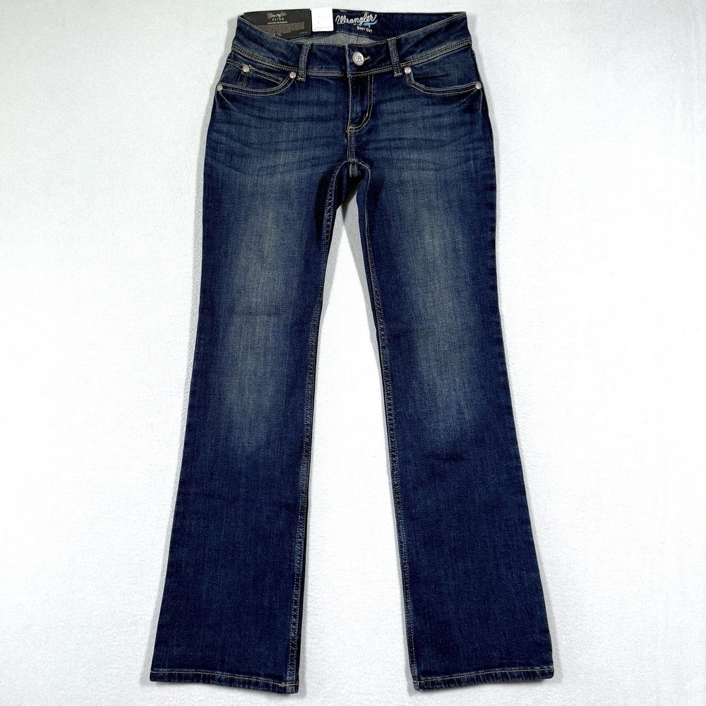 Wrangler Retro Jeans Womens 3 / 4 32" Sadie Bootcut Low Rise Cowgirl Denim NWT